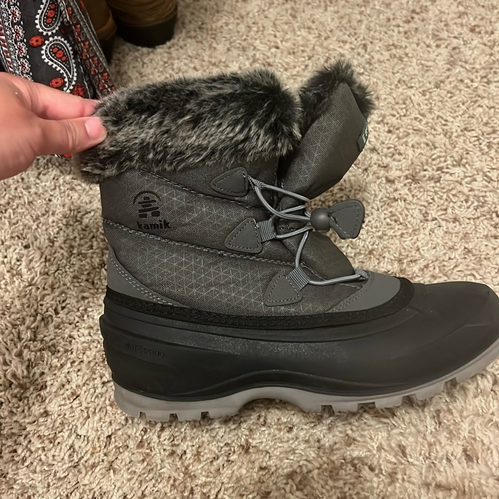 Winter boots insulated great for skiing or hiking